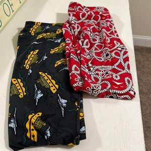 2 Pairs LuLaRoe Women’s Leggings / One Size / Excellent Condition - Like New